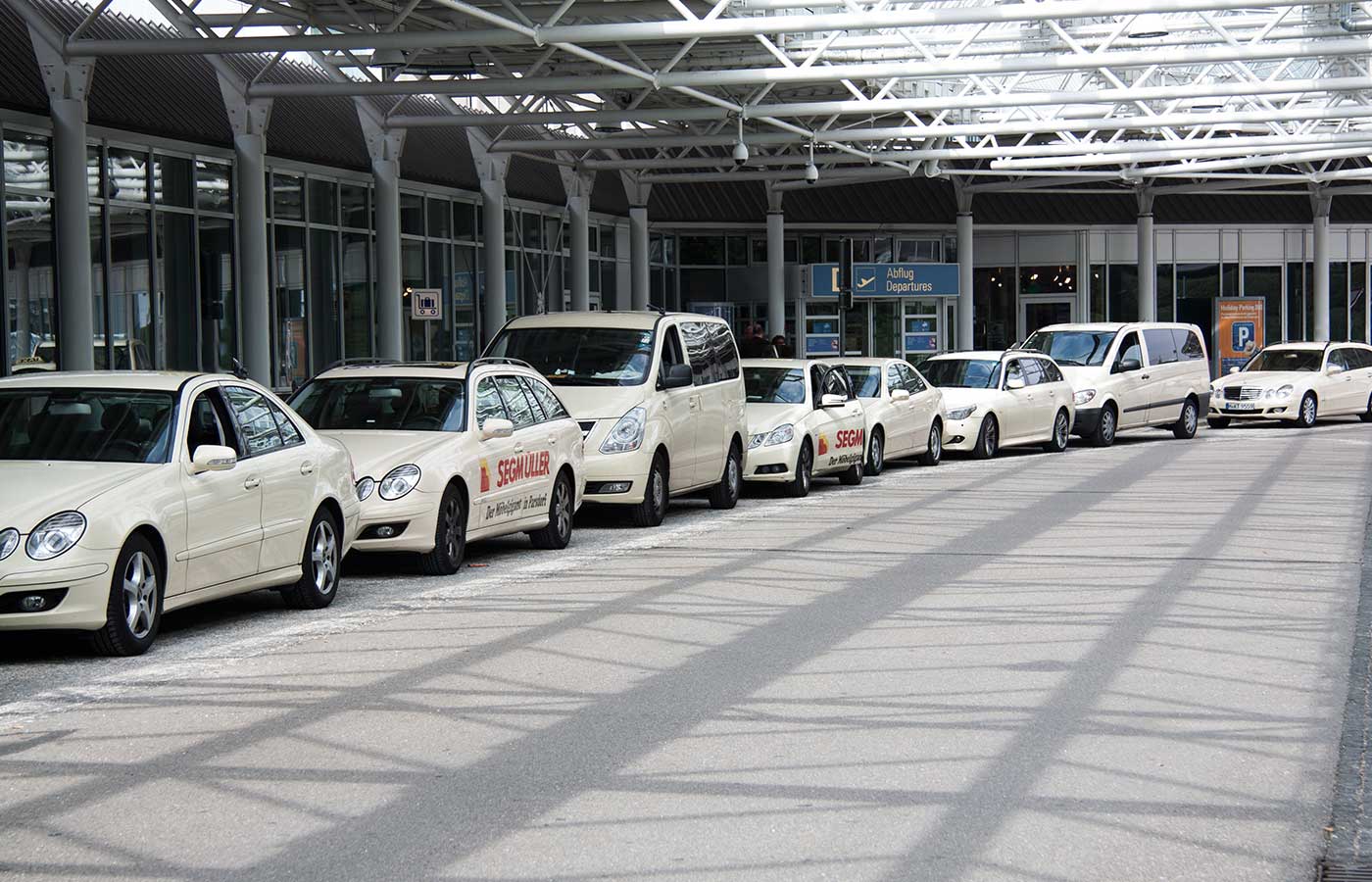 Bunch Of Cars Parked On The Street