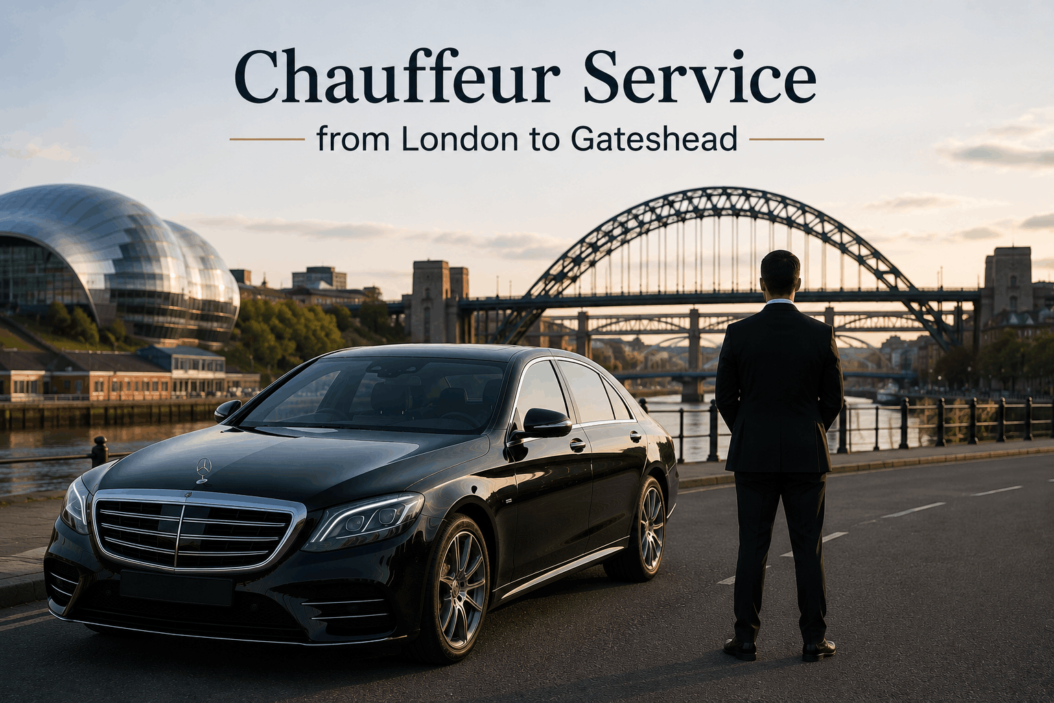 Book Your London to Gateshead Chauffeur