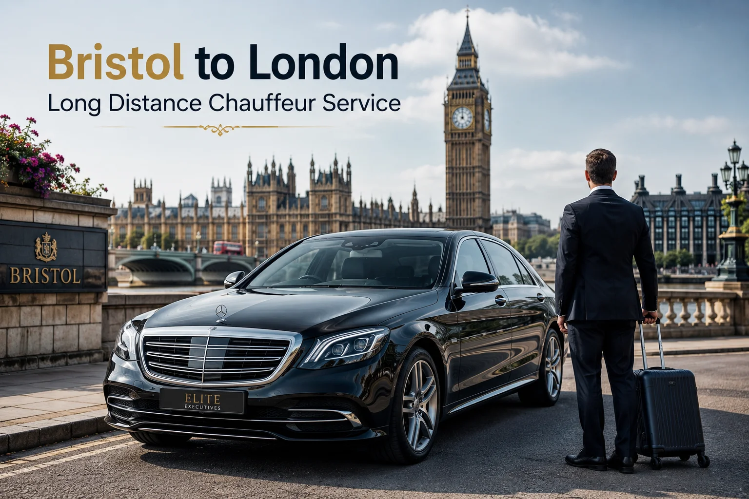 Bristol to London Long Distance Chauffeur Service​