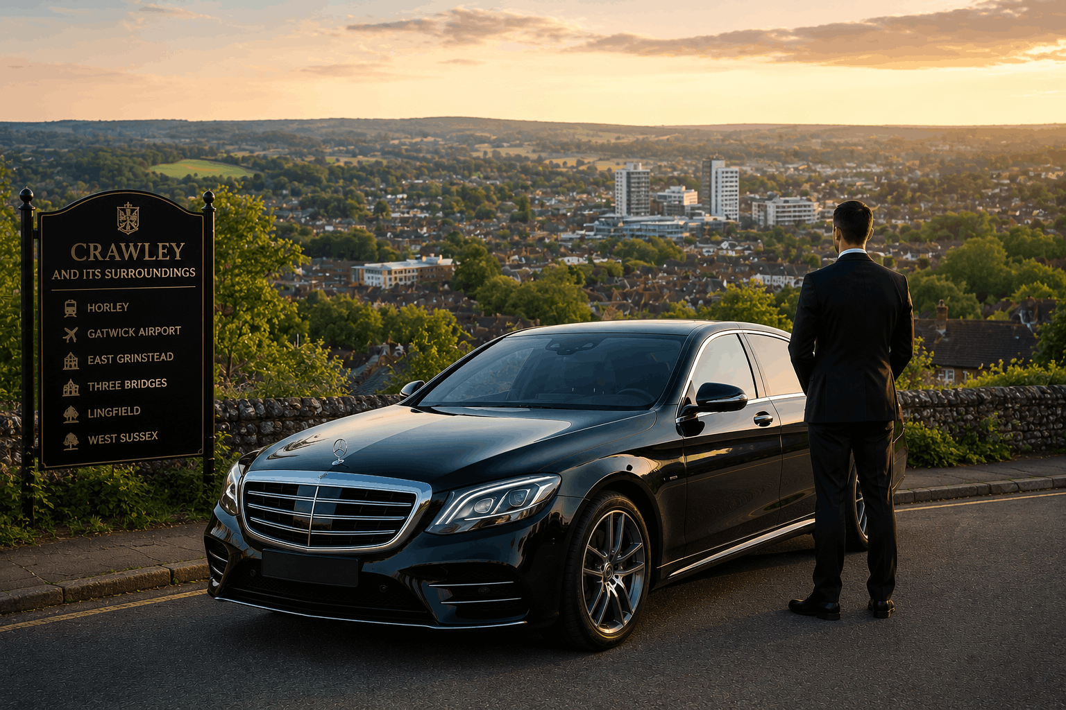 Crawley and Its Surroundings - Elite Executives Chauffeur Service