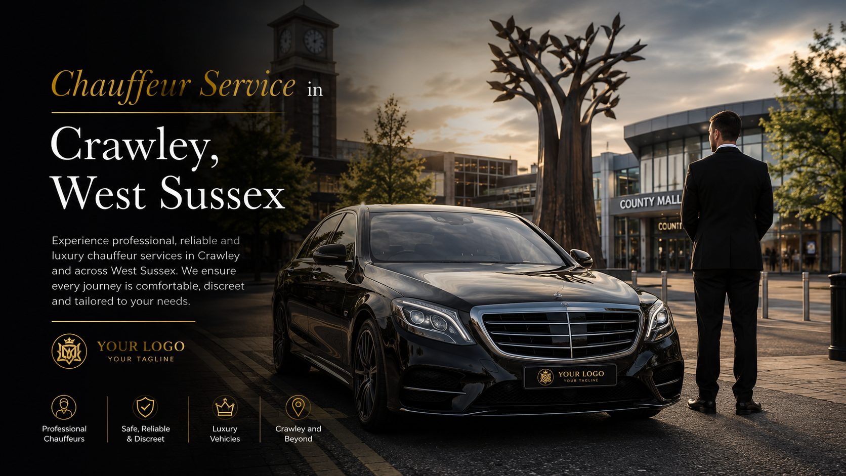 Chauffeur Service in Crawley, West Sussex​