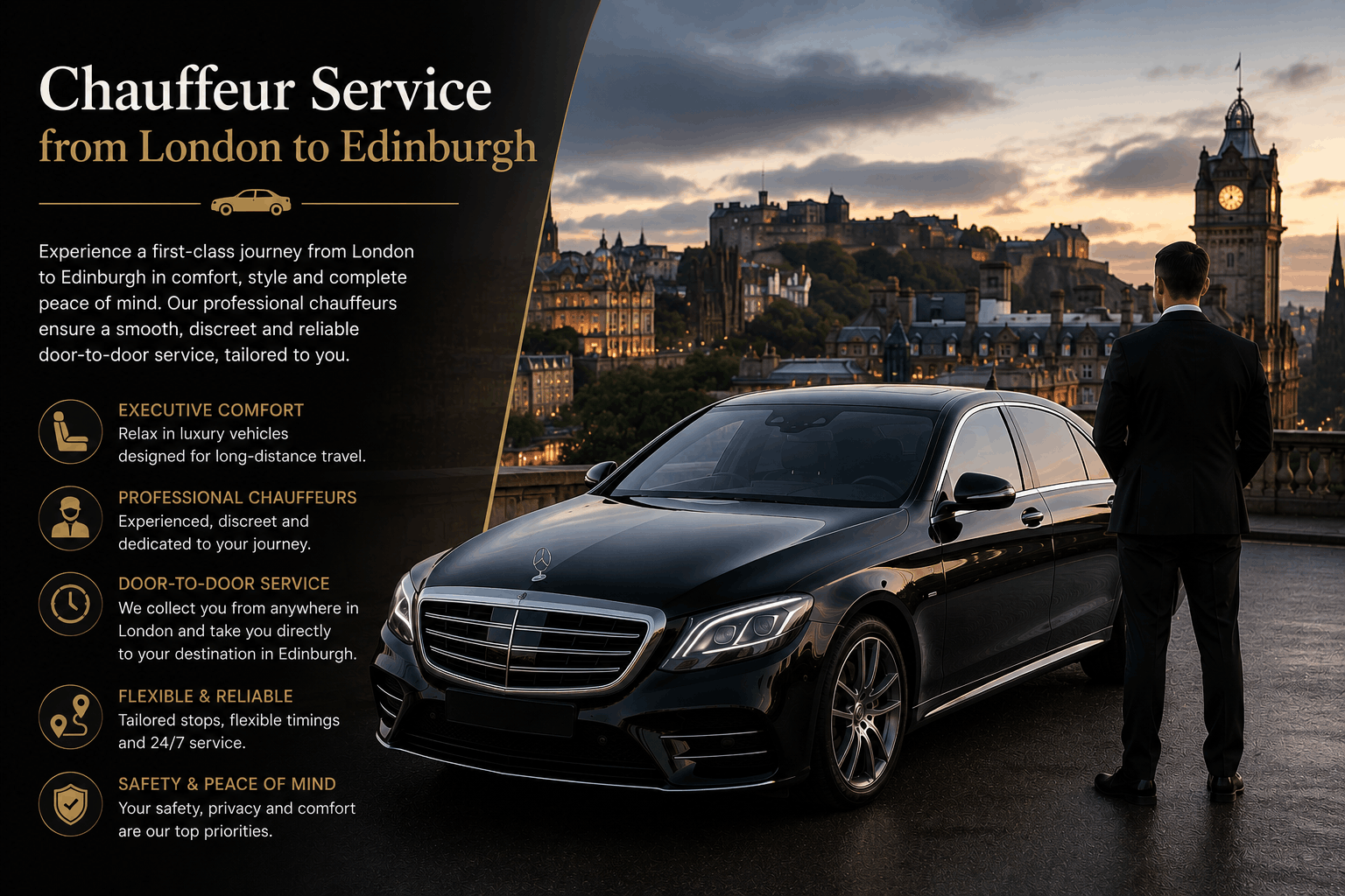 Edinburgh - Elite Executives Chauffeur Service