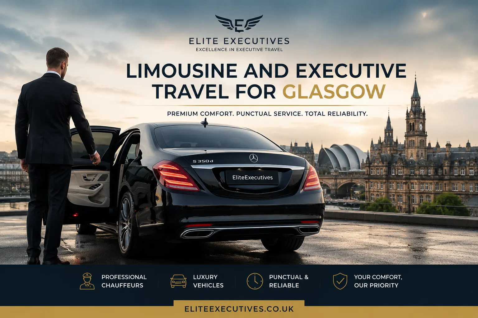 Limousine and Executive Travel for Glasgow